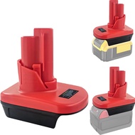 Battery Adapter for Milwaukee M18/DeWalt/Makita 18V Li-ion battery to for Milwaukee M12 12V Battery,