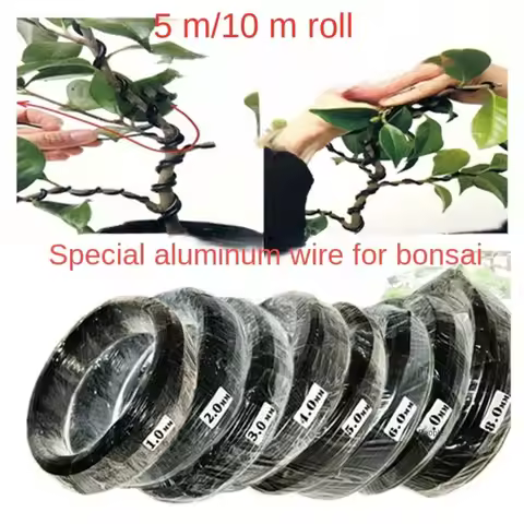 Aluminum Bonsai Wire 1/1.5/2/2.5/3mm Plant Support Bonsai Training Wire Plant Shaping Garden Bonsai 