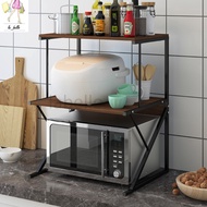 Premium Wood 3 Tier  Premium Oven Rack Kitchen Rack Kitchen Storage Organizer Microwave Rack Rak Ket