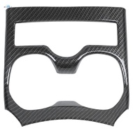 for NISSAN Xtrail X-Trail X Trail T32 Rogue 2014 2015-2019 Carbon Fiber Car Water Cup Holder Cover Interior Accessories