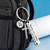 1pcs Metal I Need You Here With Me Drive Safe Keychain Car Key Ring I Love You Keyring