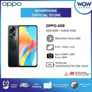 [READY STOCK] OPPO A58 [6GB/8GB RAM | 128GB ROM], 1 Year by Oppo Malaysia