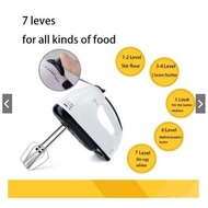 HERMAN Hand Mixer Mixer baking mixer egg beater 7 Speed Portable Electric Egg Beater Blender baking 