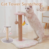 38cm Cat Scratching Cat Tower Scratcher Post Claw Board Play Bed Nest Pet Kitten Climbing Jumping Frame Sisal Tree Toy Kucing
