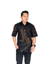 BAJU KEMEJA BATIK PRIA TERBARU 2023 LENGAN PENDEK BUAT KONDANGAN BAJU BATIK ORANG TUA DEWASA PENDEK 