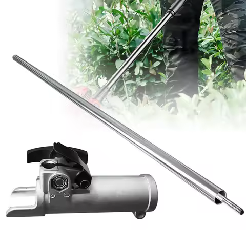 High Branches Chain Saw 75CM Extension Rod Aluminum 26mm/28mm Tube 7/9 Teeth Shaft Quick Connector f