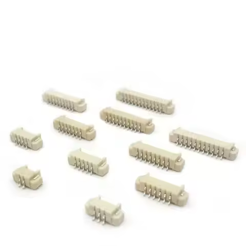 10Pcs JST 1.25mm 2P 3P 4P 5P 6P 7P 8P 9P 10P 12PIN SMD Horizontal Vertical Male Plug Connector Pin H