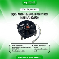 Fan Processor Digital Alliance DA1700 Air Cooler For Intel LGA115x/1200/1700 | DA 1700