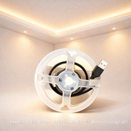 Lampu UV LED Strip 5V USB Waterproof 2835 Purple 0.5M 1M 2M Flexible Tape Glow Room Decor AINNA