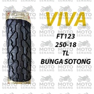 Viva 250-18 Tubeless Sotong (Free Tubeless Valve) FT123 250 18 Tyre Tayar Tiubless TAYER TIRES RXZ A