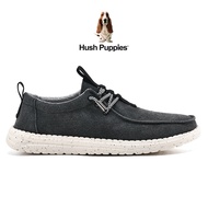 Hush Puppies_รองเท้าผู้ชาย รุ่น WATHERSMART HP IHDB205X9 -สีดำรองเท้าผ้าใบ Loafers Men Shoes รองเท้าลำลอง รองเท้าแบบสวม