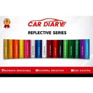 Reflective CAR DIARY STICKER Material L 61cm X H 50cm/REFLECTIVE/REFLECTIVE Photochromic STICKER