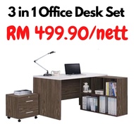 ITORI PIRA 3 IN 1 Office Desk Set/meja tulis/office table