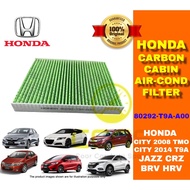 Cabin Air Cond Filter HD CITY TMO T9A JAZZ TFO TGO T5A CIVIC FC TEA CRZ BRV HRV T7A INSIGHT 80292-T9
