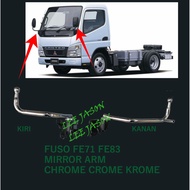 J01S06 FUSO CANTER GUTS FE71 FE83 FE85 MIRROR ARM HITAM,CHROME LORRY ACCESSORIES