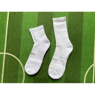 Feetures Sports Socks High and Loose Collar White and Black Thick Sweat Absorbent Breathable Unisex 
