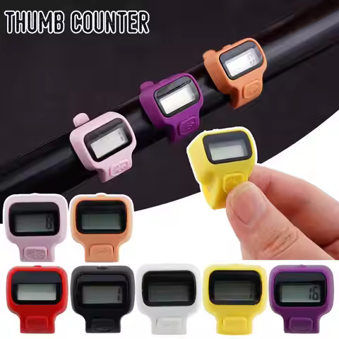 Finger Counter W/ Compass Islamic Tasbih Digital LED Electronic Handheld Tally Counter Clicker Count