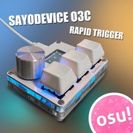 ShayoDevice O3C Rapid Trigger Magnetic Switch Mini Mechanical Keyboard with RGB Music Reactive Light