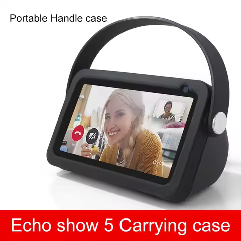 Handle case for Echo show 5 1st/2nd Protective Silicone Case For Alexa Echo Show 5 smart speaker dus