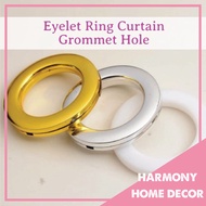 🔥HOT🔥100pcs Eyelet Ring Plain Curtain Langsir Tebuk Lubang Grommet Hole
