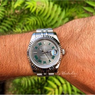 Seiko Mods Datejust Wimbledon jubilee strap stainless steel Modify watch Seikolex mechanical watch 4