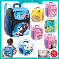 ATM Ketas Bag pack Kids Schoolbag ATM Machine Tabung Simpanan Safe Box Tabung password Mini ATM mach