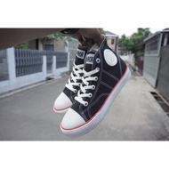 HITAM PUTIH High CLASSIC WARRIOR Shoes / WARRIOR School Shoes / High Black White WARRIOR Shoes