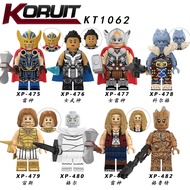Children's Assembled Toys Ultra-British Series Thor Kilgor Groot Figures KT1062 Building Blocks