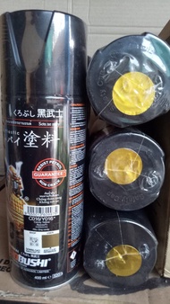 Pilok Pilox Samurai Kurobushi cat semprot samurai Hitam Samurai Hitam Doff Dop Merah Putih Clear Pe