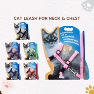 Tali Berjalan Kucing Adjustable Pet Harness Leash Cat Lead Rope Safety Traction Rope Cat Accessory