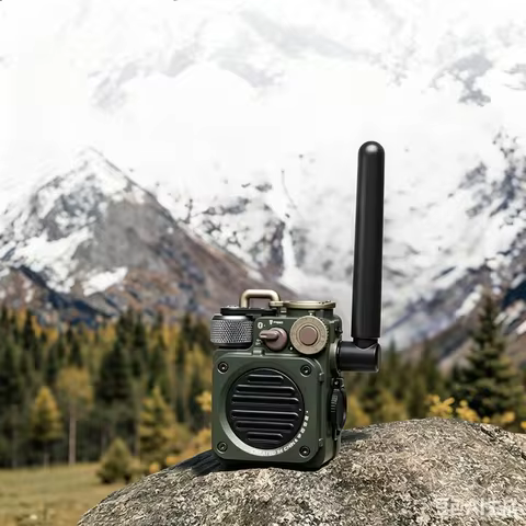 MUZEN Wild MIni 2th Wireless Bluetooth Speaker Wilderness Green Outdoor Camping Portable Smart Metal