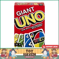 [sgstock] Mattel Games Giant UNO Family Card Game with 108 Oversized Cards and Instructions, Great G