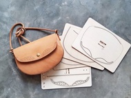 品客側背包 皮革木製版型 包剪揼 皮革DIY 皮袋 肩背包 版型 斜揹