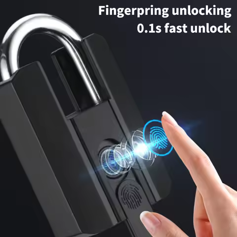 TTLOCK APP Anti Theft Padlock Keyless Smart Lock IP67 Waterproof Type-C Rechargeable Bluetooth-compa