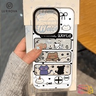 Suitable for Realme Note 60 Note 70 Realme C61 Realme C63 C71 C75 Cute kitten and puppy shockproof T