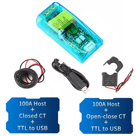 AC 80-260V 0-100A Digital Multifunction Meter Watt Power Volt Amp Current Test Module PZEM-004T For