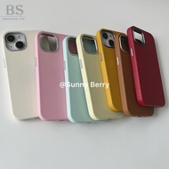 High-End Feeling Solid Color Leather Grain Two-In-One Suitable For iPhone 16 15 14 13 12 Pro Max i15