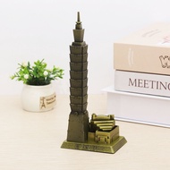 New Style Taiwan Tourist Souvenirs Taipei 101 Building Alloy Building Model Study Desktop Decoration