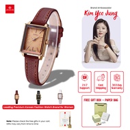 Julius Lady Watch Quartz Jam Tangan Wanita JA-787 Leather Strap Water Resistant Gift For Her