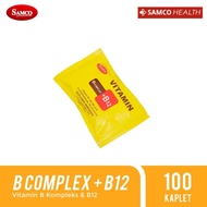 VITAMIN B COMPLEX SAMCO SACHET Vitamin B Complex + B12 isi 100 kaplet SACHET