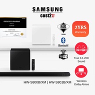 Samsung 3.1.2 Ch Lifestyle Soundbar | HW-S800B/XM HW-S801B/XM Sound Bar Speaker Home Theater Systems