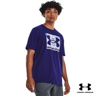 Under Armour UA Mens ABC Camo Boxed Logo Short Sleeve อันเดอร์ อาร์เมอร์ เสื้อออกกำลังกาย สำหรับผู้ชาย