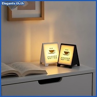 EGN 1Pcs Coffee Magnets Light 3D Magnetic Fridge Stiers Ornaments Coffee Machine Decor Luminous Ligh