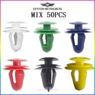 Car Door Panel Button Clips Rivet Clips 50 PCS - A0