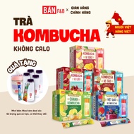 [TẶNG CỐC] Trà Kombucha Detox Cơ Thể Giàu Lợi Khuẩn Làm Đẹp Dáng Đẹp Da Hộp 8 gói BẢN F&B BẢN CÀ PHÊ