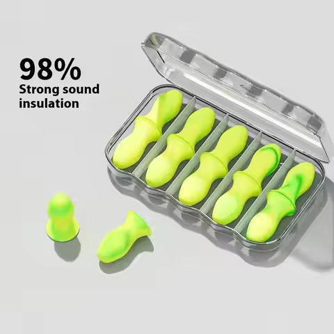 4/10Pcs Sleep Ear Plugs Noise Reduction Sound Insulation Earplugs Soundproof for Sleep Anti-Noise Sl
