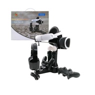 Stand PS4 VR dengan Dok Pengecasan Kilang Model Persendirian Set Stand PS4+PS4