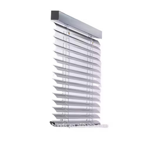 25/35/50mm Electric Motorized Aluminum Venetian Window Blinds