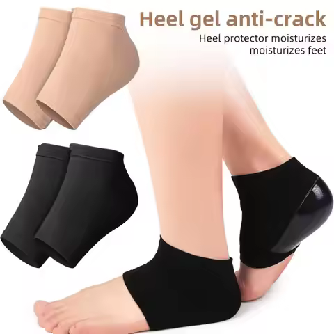2Pcs Heel Protective Foot Cover Foot Heels Socks Gel Moisturizing Heel Socks Spa Sock For Foot Care