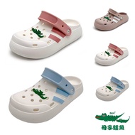 [Mother Child Crocodile] Bobo Crocodile Hole Shoes-Children's Children's Shoes Mother Sandals Slippe